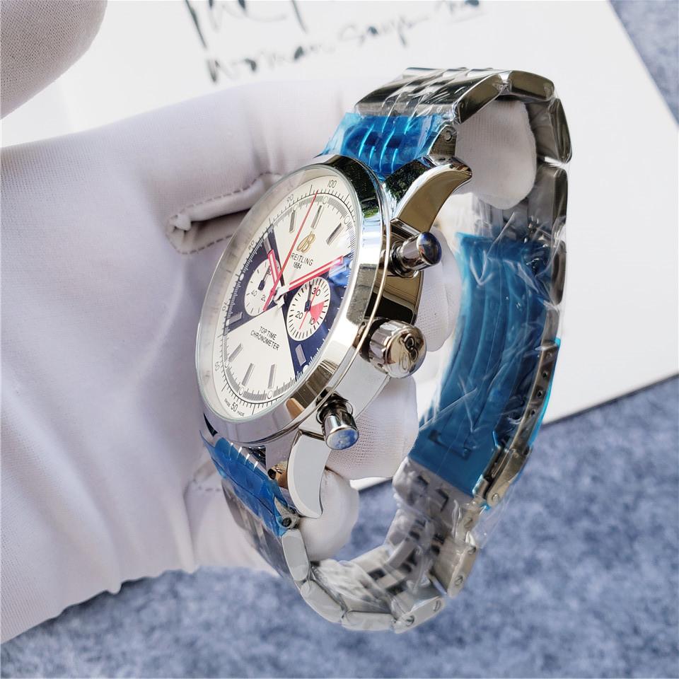 Replica BREITLING 904l Stainless Steel Quartz Watch 46MM
