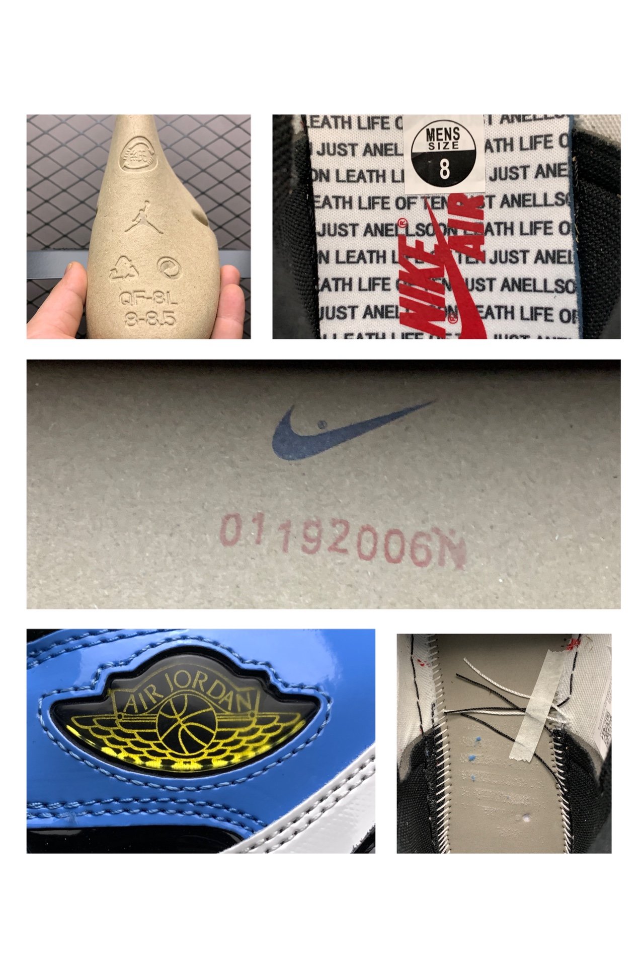 Replica Air Jordan Shoe Air Jordan 1 High OG FearlessAJ1  CK5666-100 40-47.5