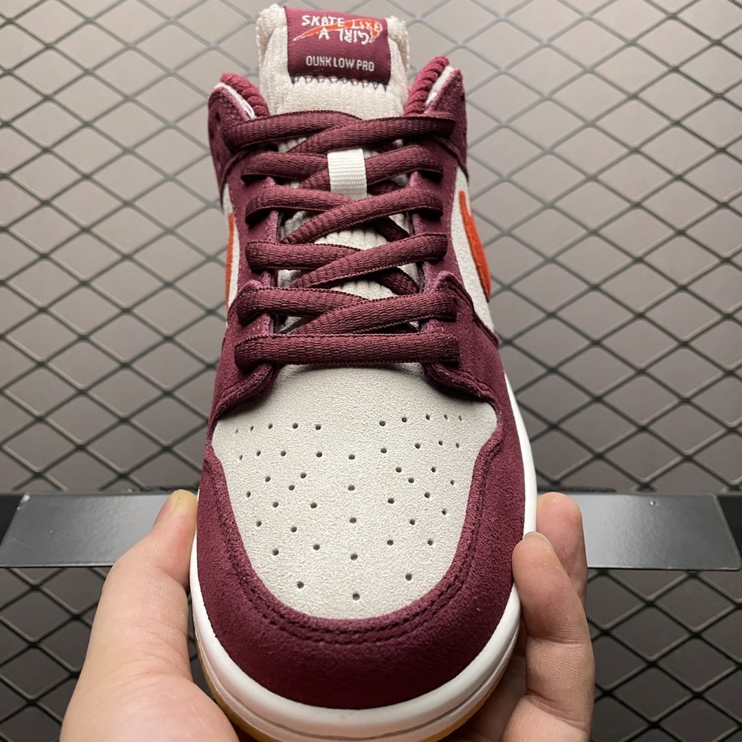 Replica Nike Dunk SB Shoe Skate Like a Girl x Nike SB Dunk Low DX4589-600 Size 36-4