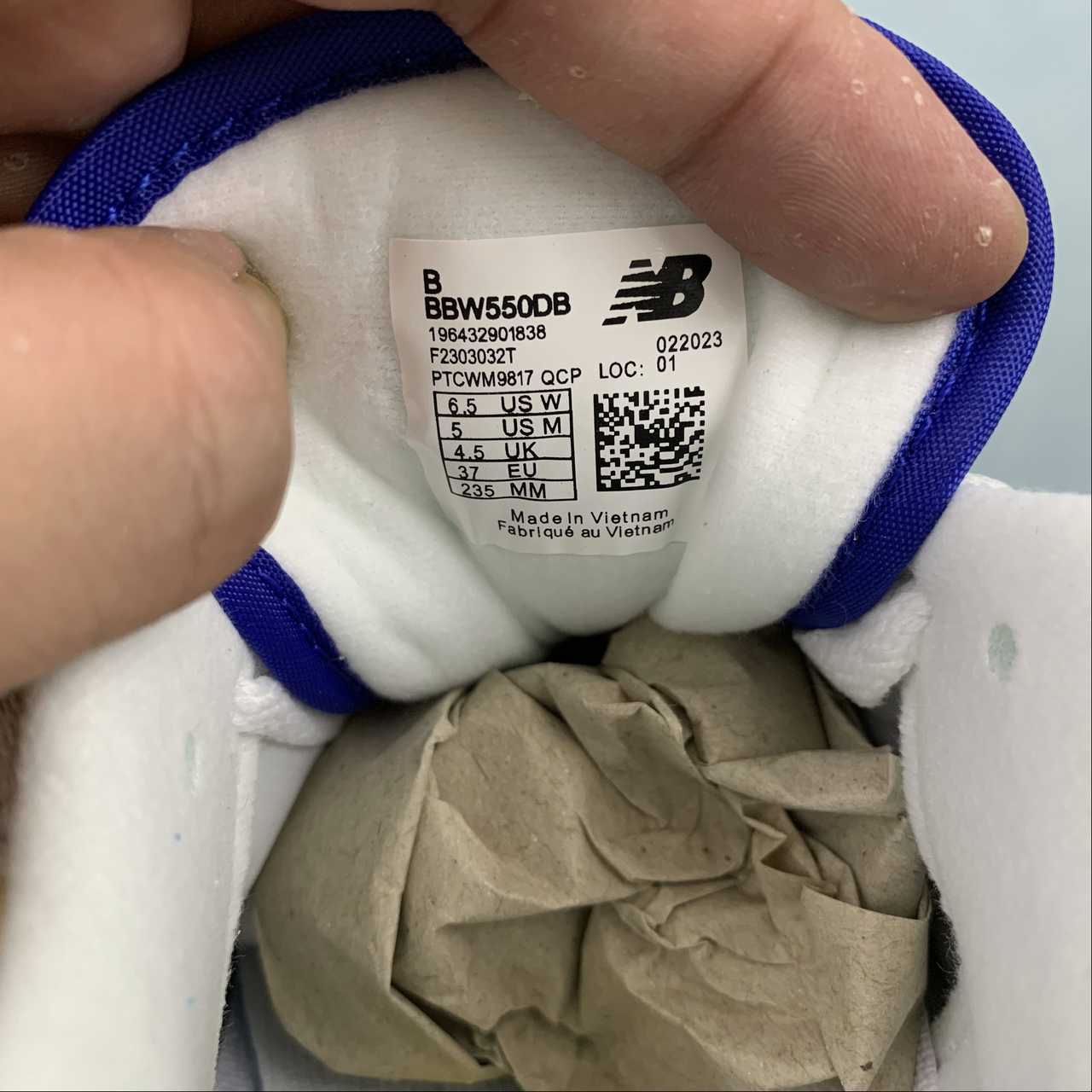 Replica New Balance Shoe New Balance B550 BB550DB  36 37 38 38.5 39 40