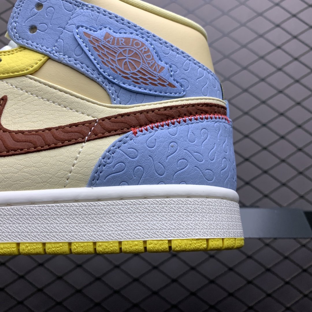 Replica Air Jordan Shoe Maison Chateau x Air Jordan 1 Mid AJ1 CU2803-200 36-46
