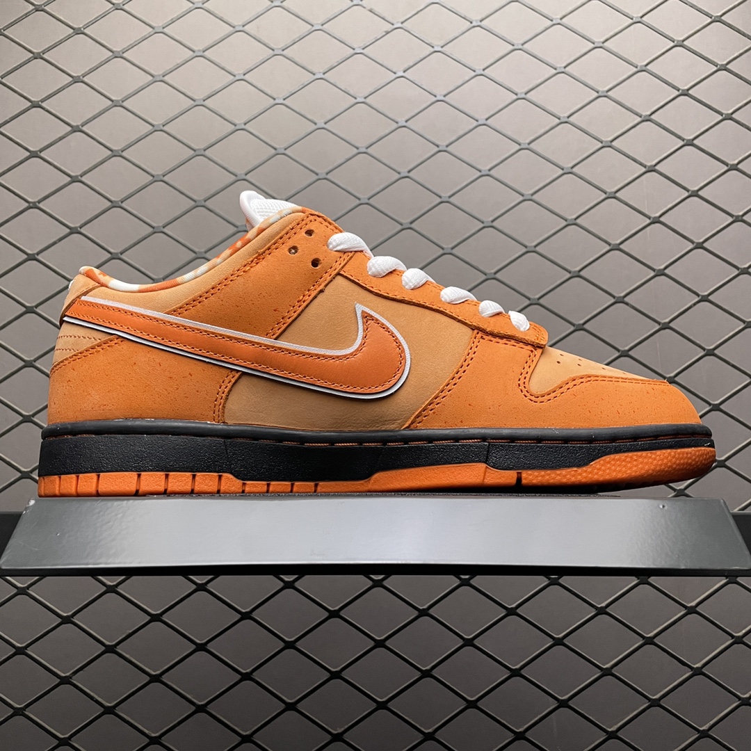 Replica Nike Dunk SB Shoe Concepts x Nike Dunk Low Orange Labster  FD8776-800