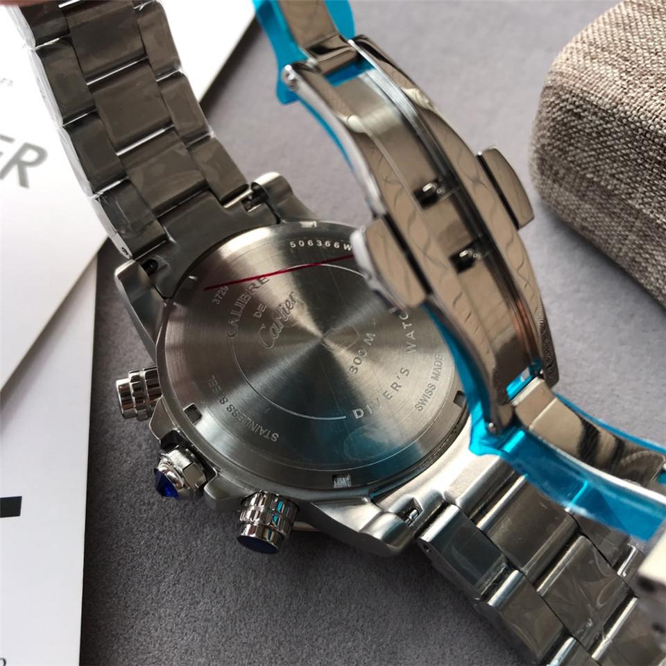 Replica Cartier Rotonde 904l Stainless Steel Automatic Mechanical Watch 46mm