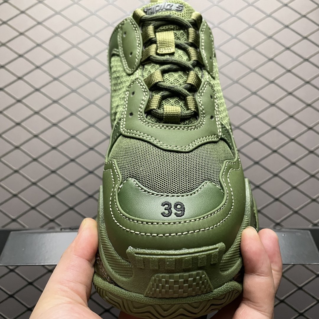 Replica Balenciaga Shoe Balenciaga Triple S 3.0 GREEN 35-46
