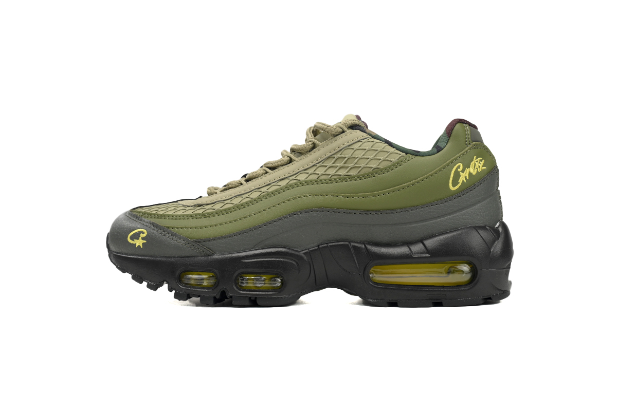 Replica Nike Air Max Shoe Corteiz Corteiz x Nike Air Max 95 FB2709-300 Gutta Green
