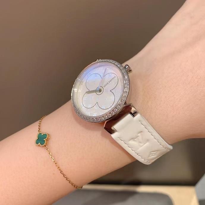 Replica LOUIS VUITTON LV 904l Stainless Steel Quartz Watch 33MM