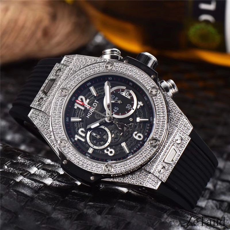 Replica Hublot 904l Stainless Steel Quartzl Watch 42MM