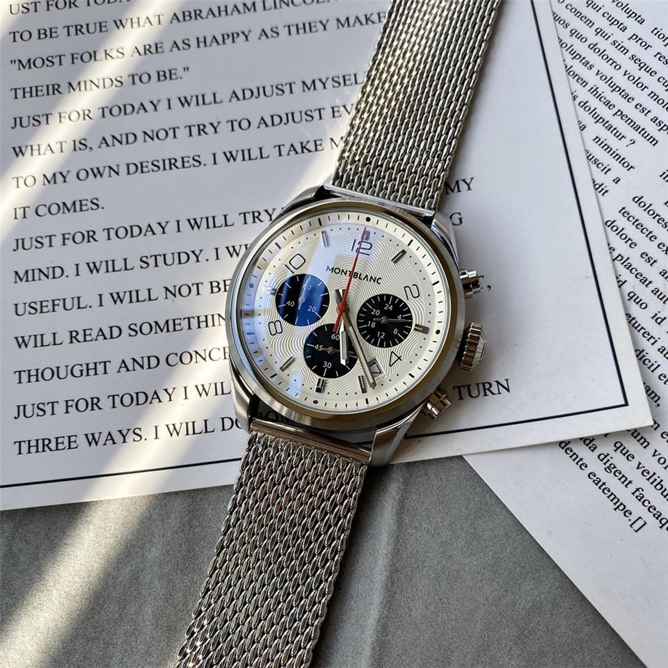 Replica Montblanc 904l Stainless Steel Quartz Watch 42MM