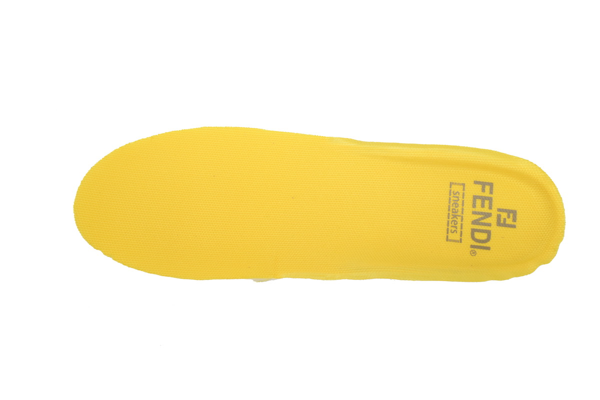 Replica Fendi Shoe Fendi Match Grey Yellow