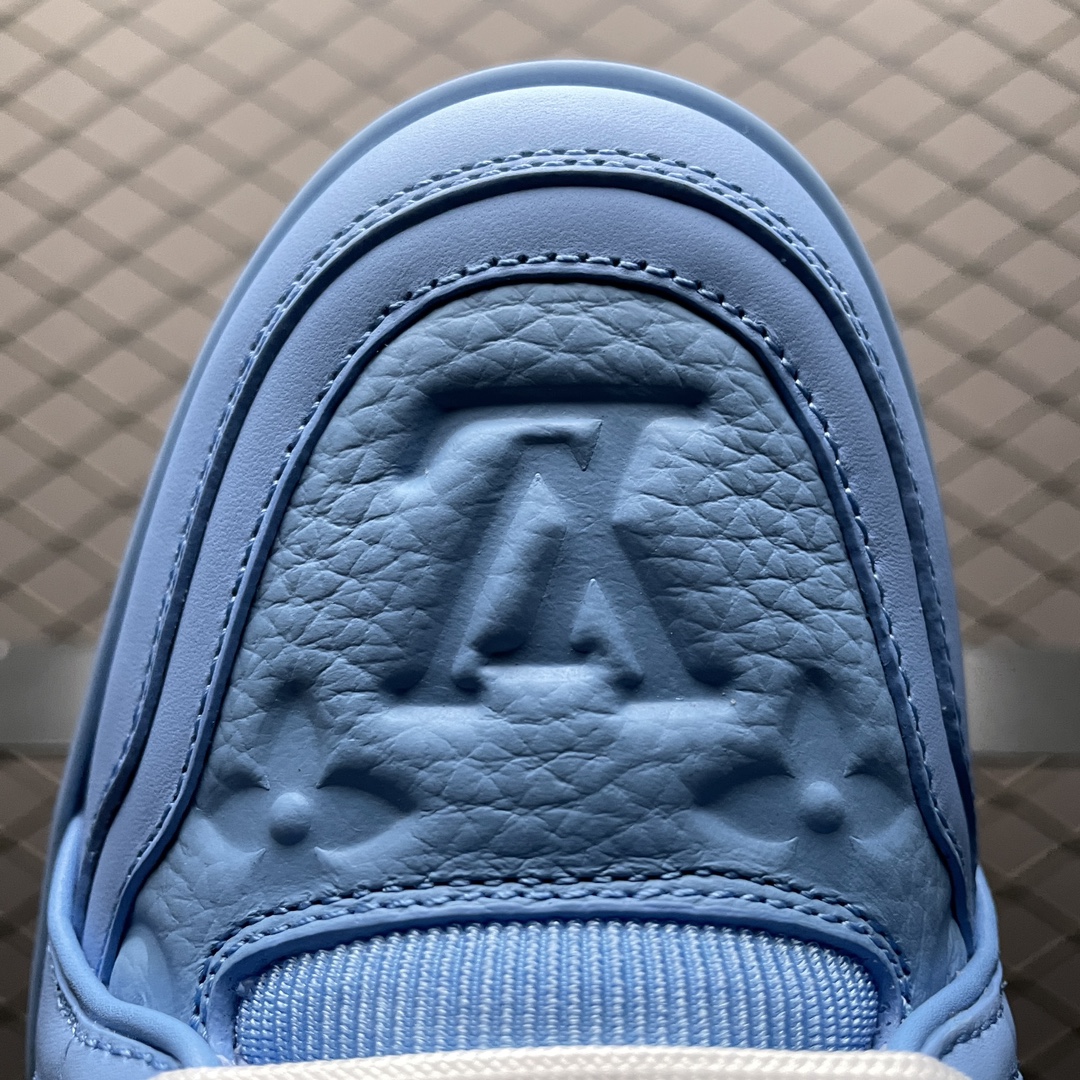 Replica Louis Vuitton Shoe Louis Vuitton LV Trainer Size 35-45 Blue