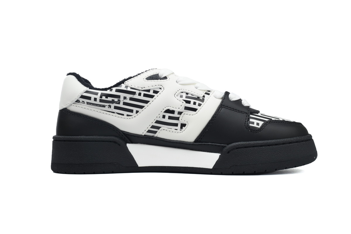 Replica Fendi Shoe Fendi Match Black and White