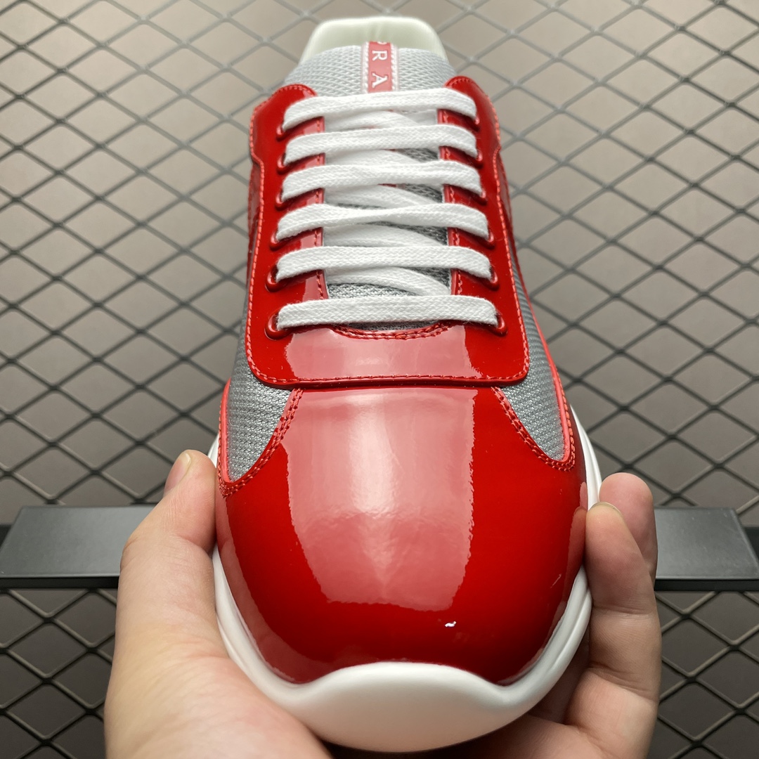 Replica Prada Shoe Prada Calzature Uomo Size 38-46 Red