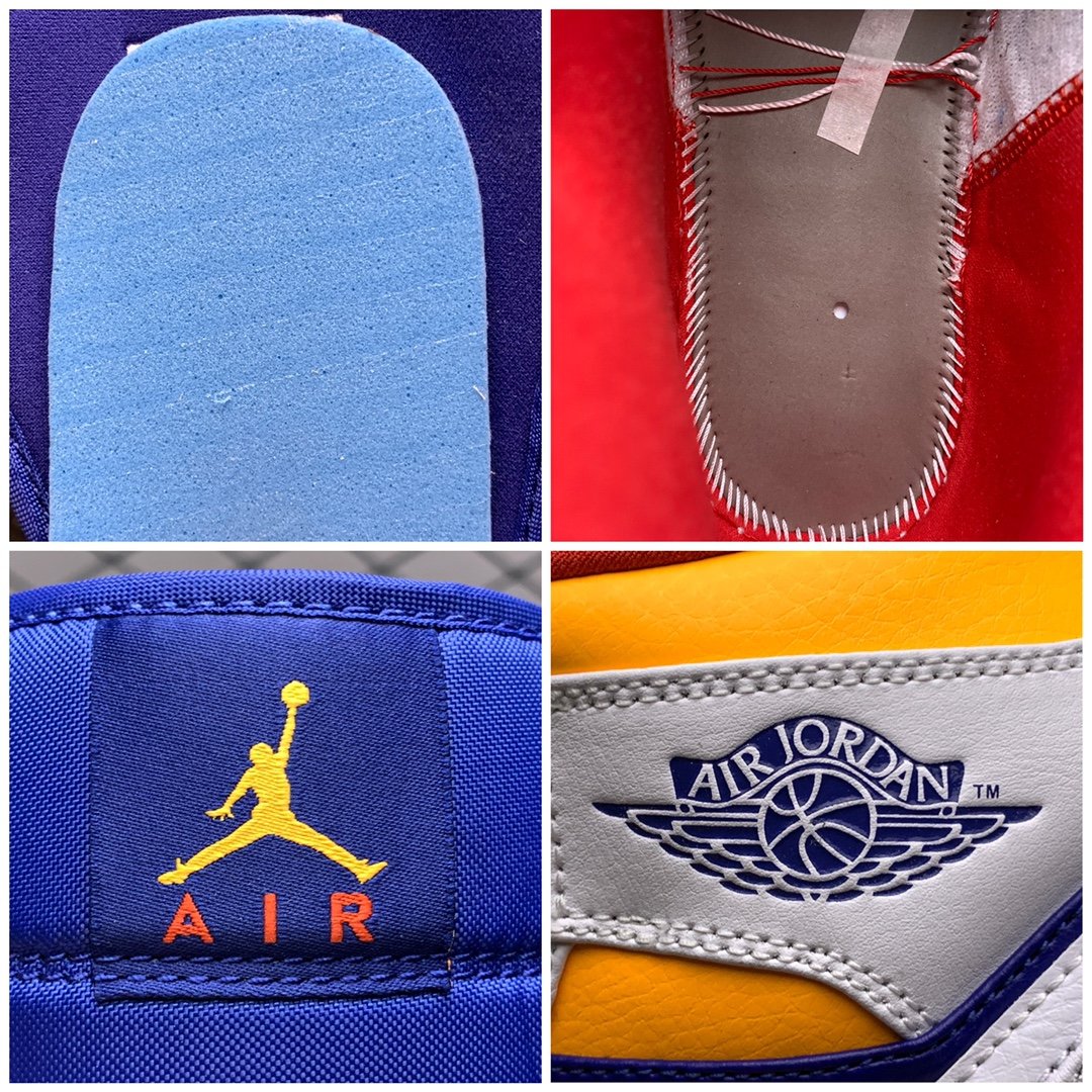 Replica Air Jordan Shoe Air Jordan 1 Mid GS AJ1 554724-131 MEN 554725-131 WOMEN 36-46 Size W5.5-M1…