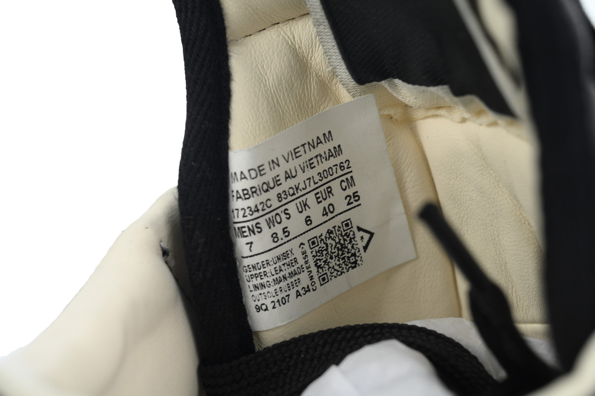 Replica Rick Owens Shoe  172342C Rick Owens DRKSHDW x Converse1970s turbodrk weapon