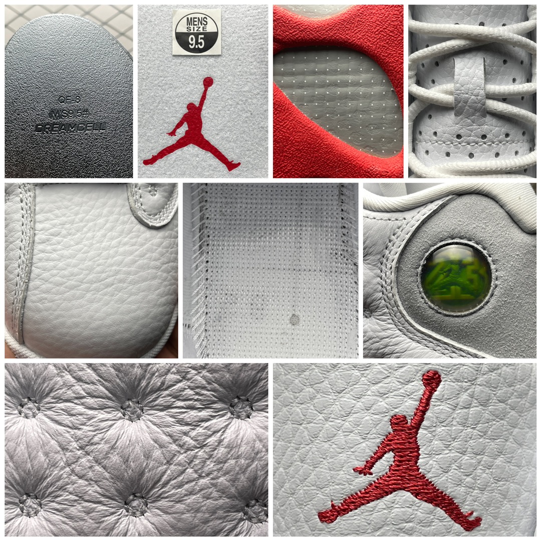 Replica Air Jordan Shoe Air Jordan 13 Retro Wolf Grey AJ13  414571-160 Size 40-47