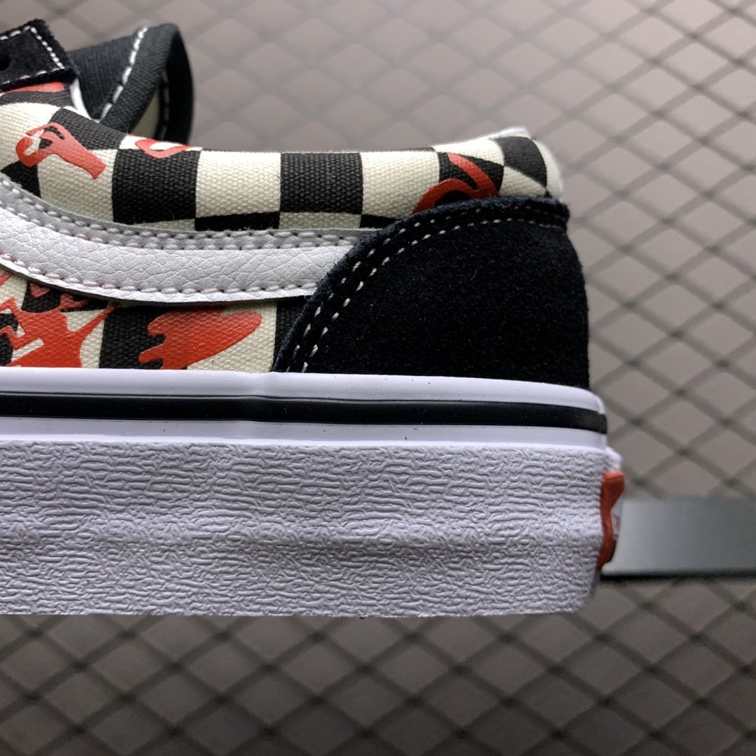 Replica Vans Shoe Vans Style 36 Black White Red Size 35-44