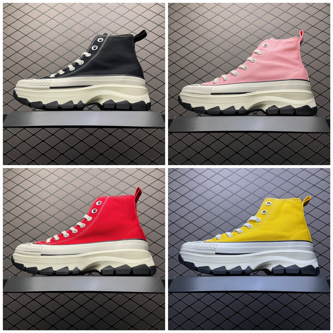 Replica Converse Shoe Converse All Star 100 Trekwave High Size 35-39 Pink