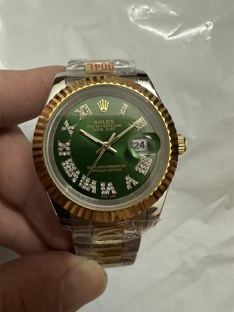 Replica Rolex Datejust 904l Stainless Steel Automatic Mechanical Watch 36mm