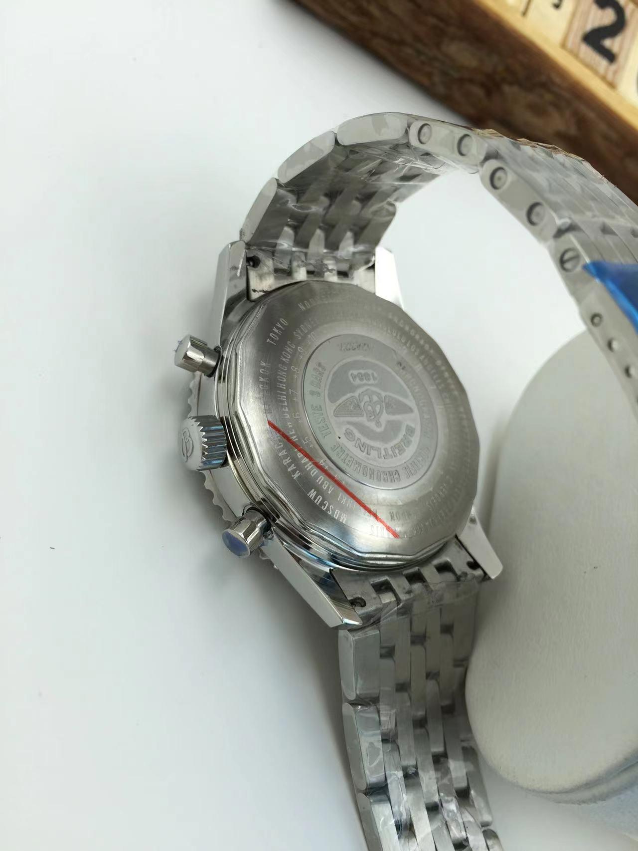 Replica BREITLING 904l Stainless Steel Quartz Watch 46MM