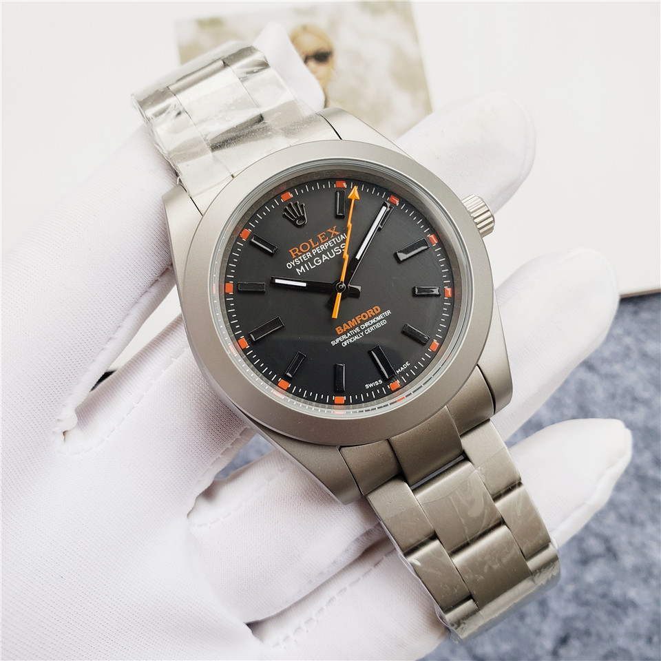 Replica Rolex Milgauss 904l Stainless Steel Automatic Mechanical Watch 40mm