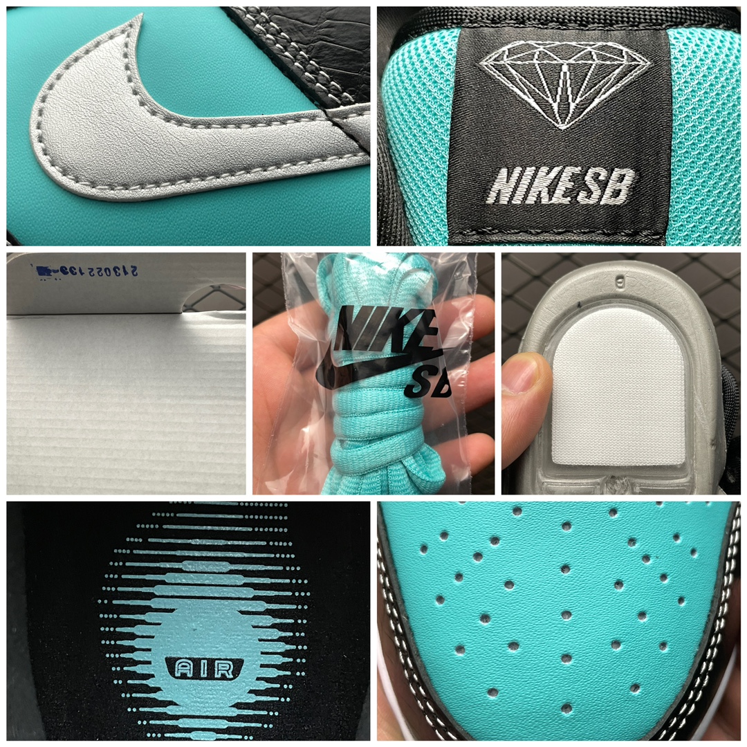 Replica Nike Dunk SB Shoe Diamond Supply Co. X Nike SB Dunk Low Pro Tiffany 304292-402 Size 36-47.5