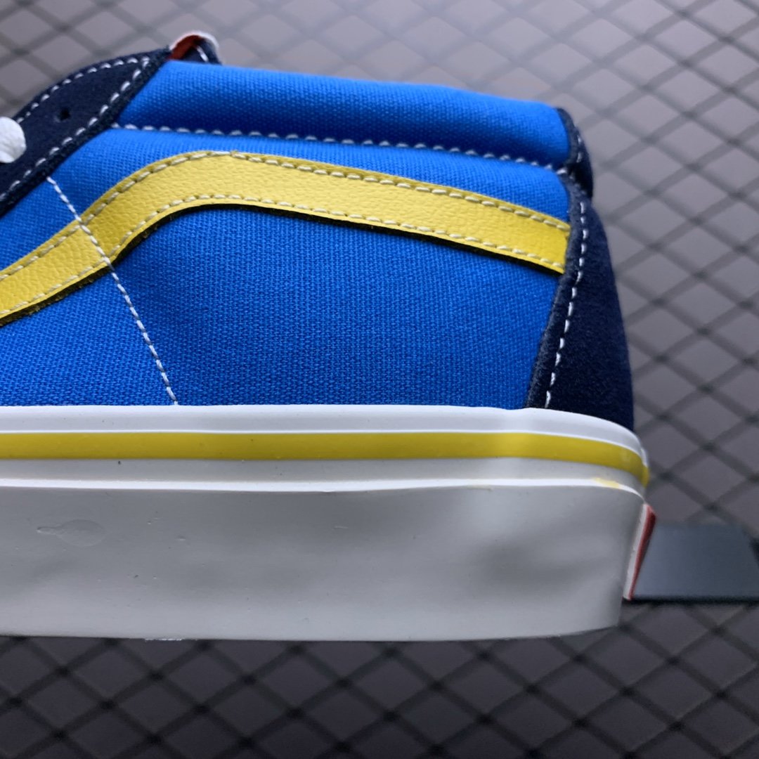 Replica Vans Shoe Vans Sk8-Mid BLACK BLUE 35-44