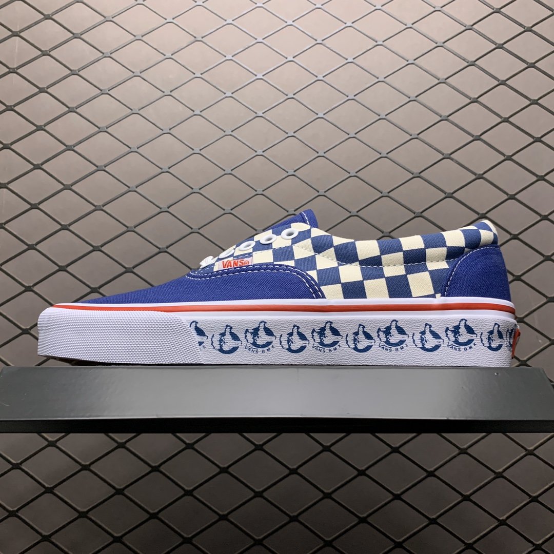 Replica Vans Shoe Vans Era White Blue Size 35-44