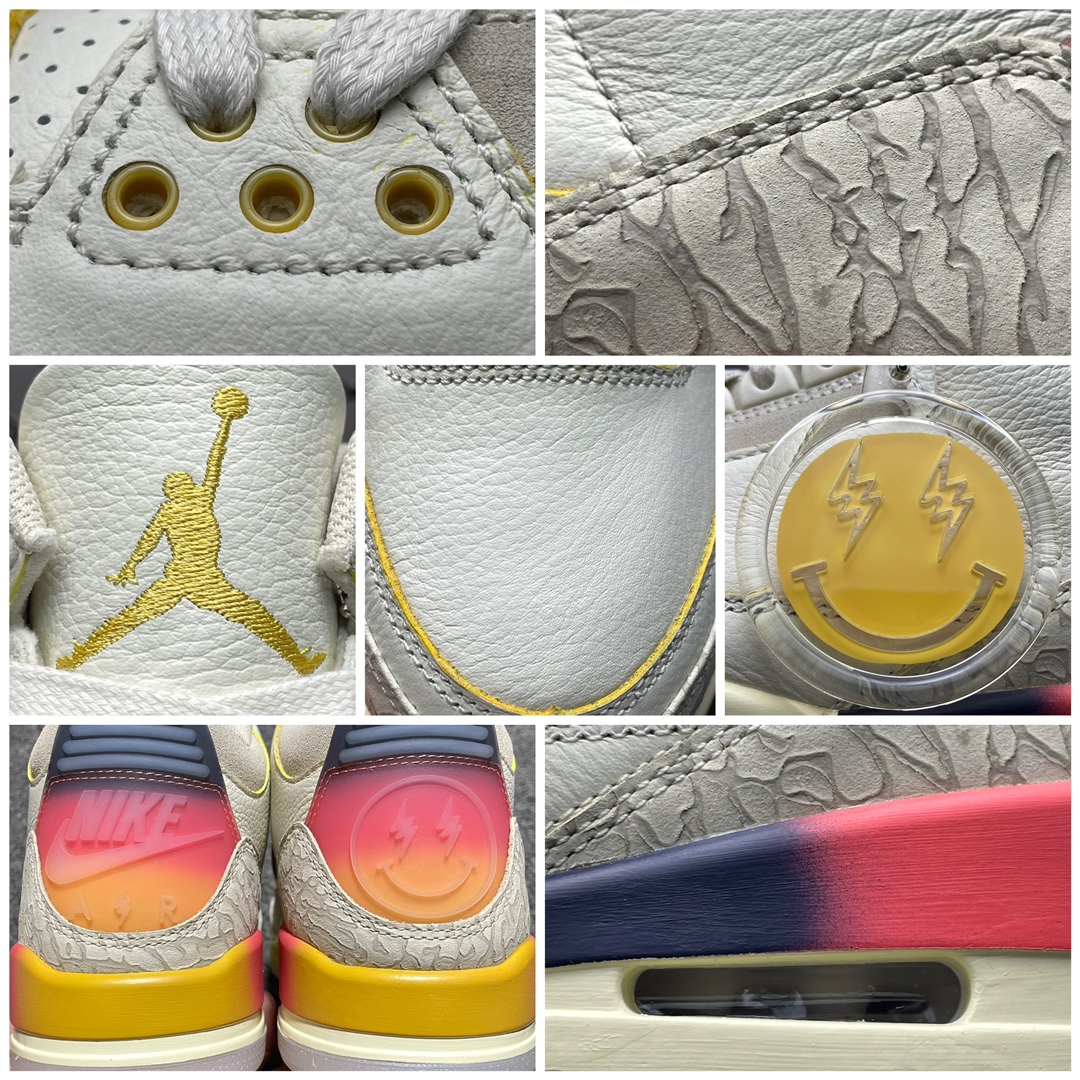 Replica Air Jordan Shoe J Balvin x Air Jordan 3 Retro SP AJ3 FN0344-901 Size 40-47.5
