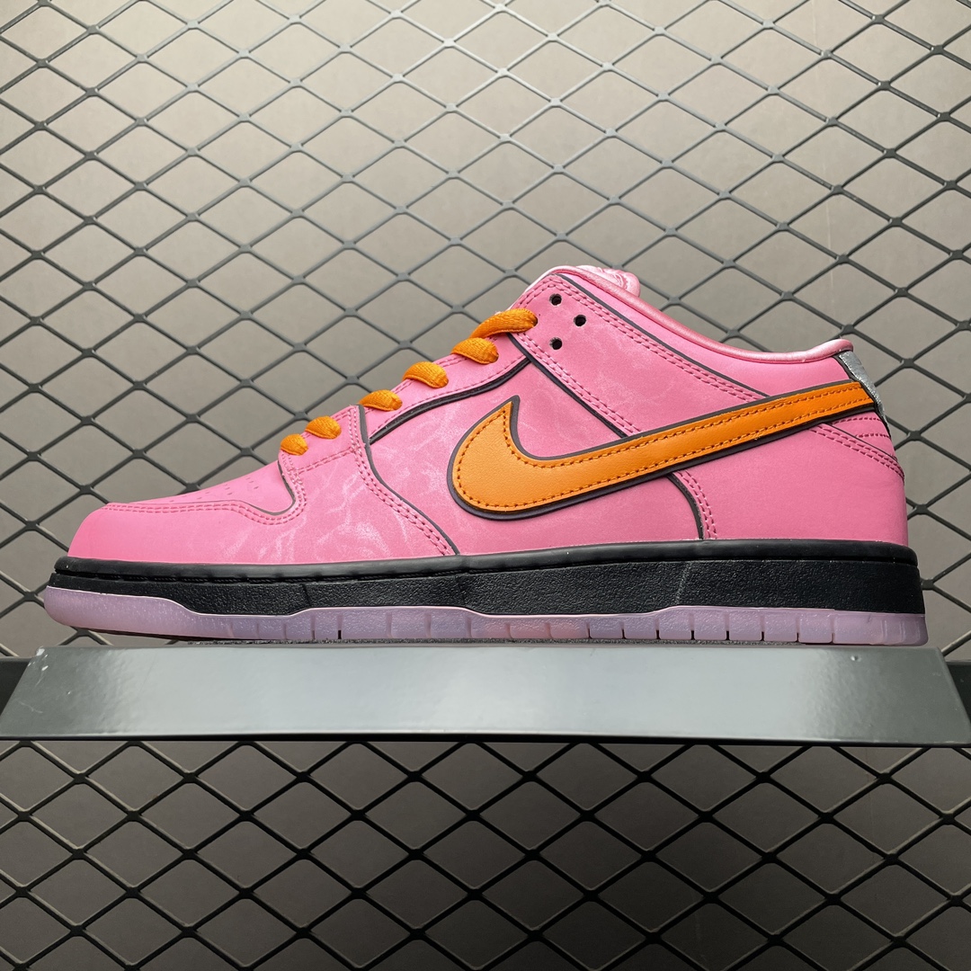 Replica Nike Dunk SB Shoe The Powerpuff Girls x Nike SB Dunk Low FD2631-600 Size 36-47.5