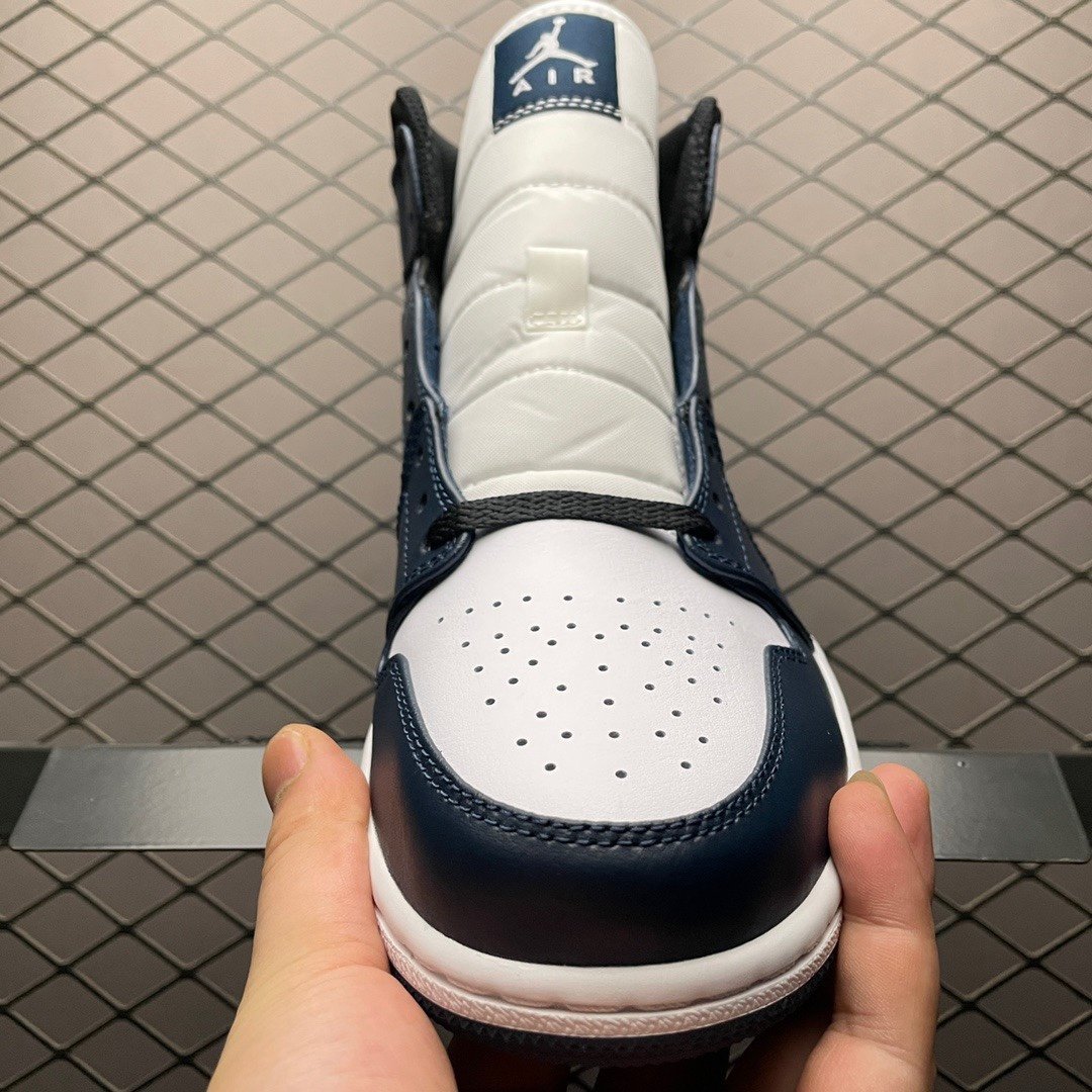 Replica Air Jordan Shoe Air Jordan 1 MidDark TeamAJ1  554724-_01216