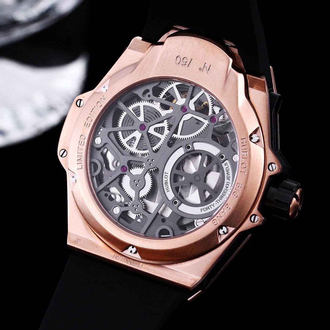Replica Hublot 904l Stainless Steel Automatic Mechanical Watch 44MM