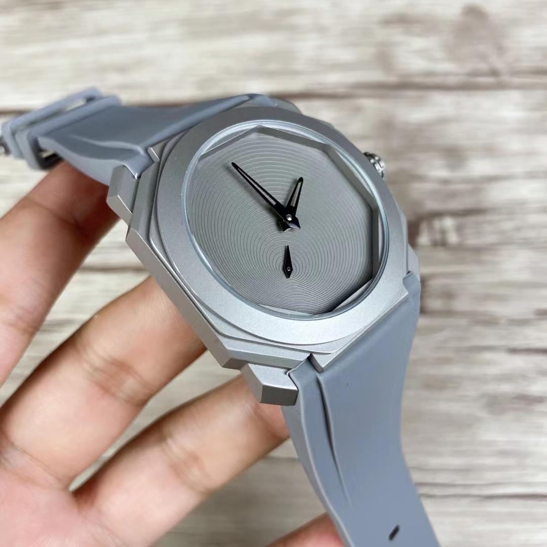 Replica BVLGARI 904l Stainless Steel Automatic Machine Watch 42MM