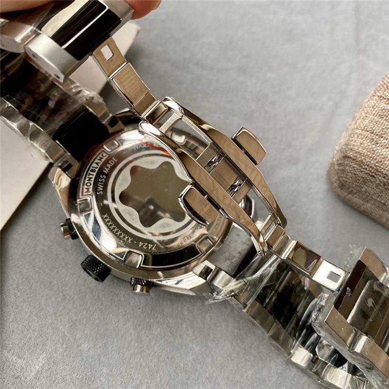 Replica Montblanc 904l Stainless Steel Quartz Watch 43MM