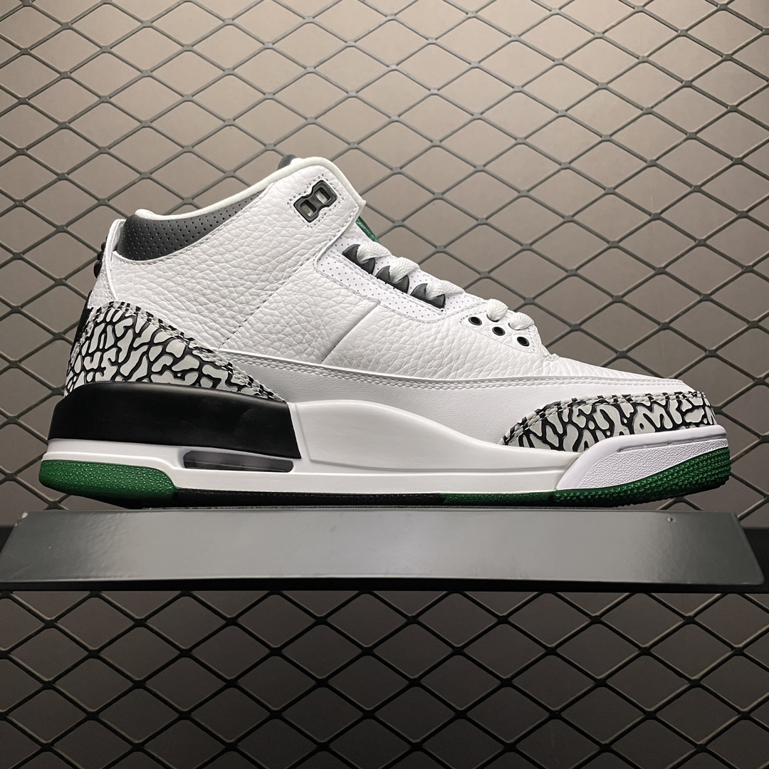 Replica Air Jordan Shoe Air Jordan 3 Retro AJ3 Pine Green size 36-47.5