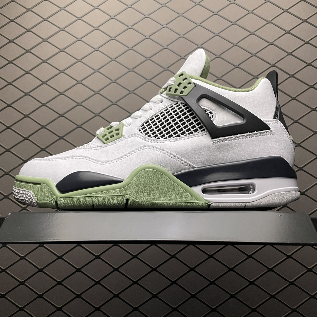 Replica Air Jordan Shoe Air Jordan 4 Oli Green AQ9129-103 Size 36-48.5