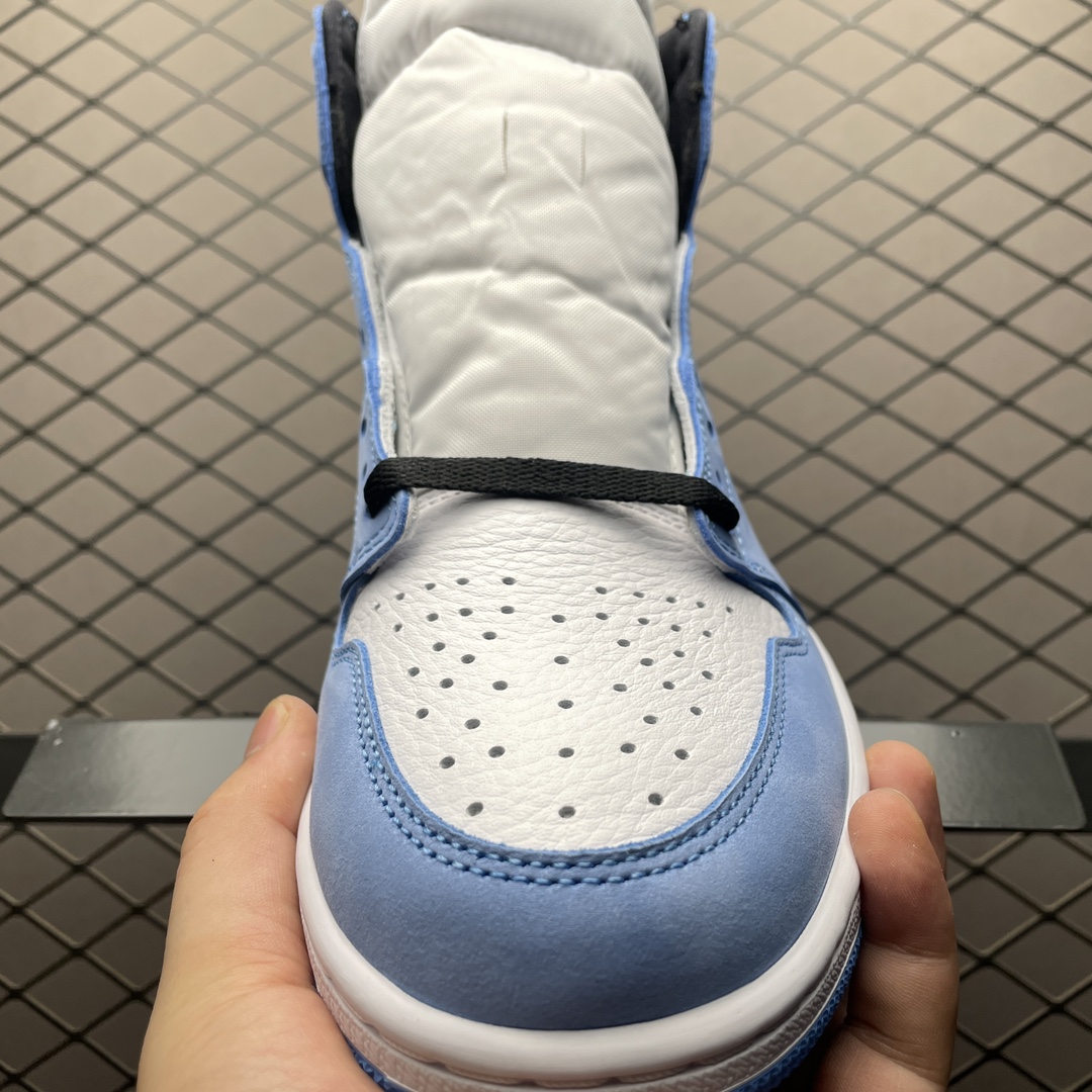 Replica Air Jordan Shoe Air Jordan 1 University Blue 555088-134 Size 40-47.5