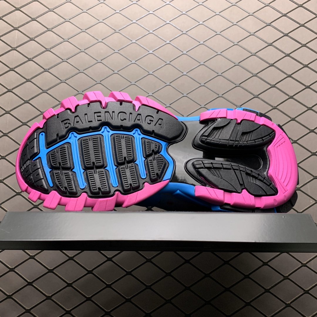Replica Balenciaga Shoe Balenciaga Track Gray Blue Pink Size 36-45
