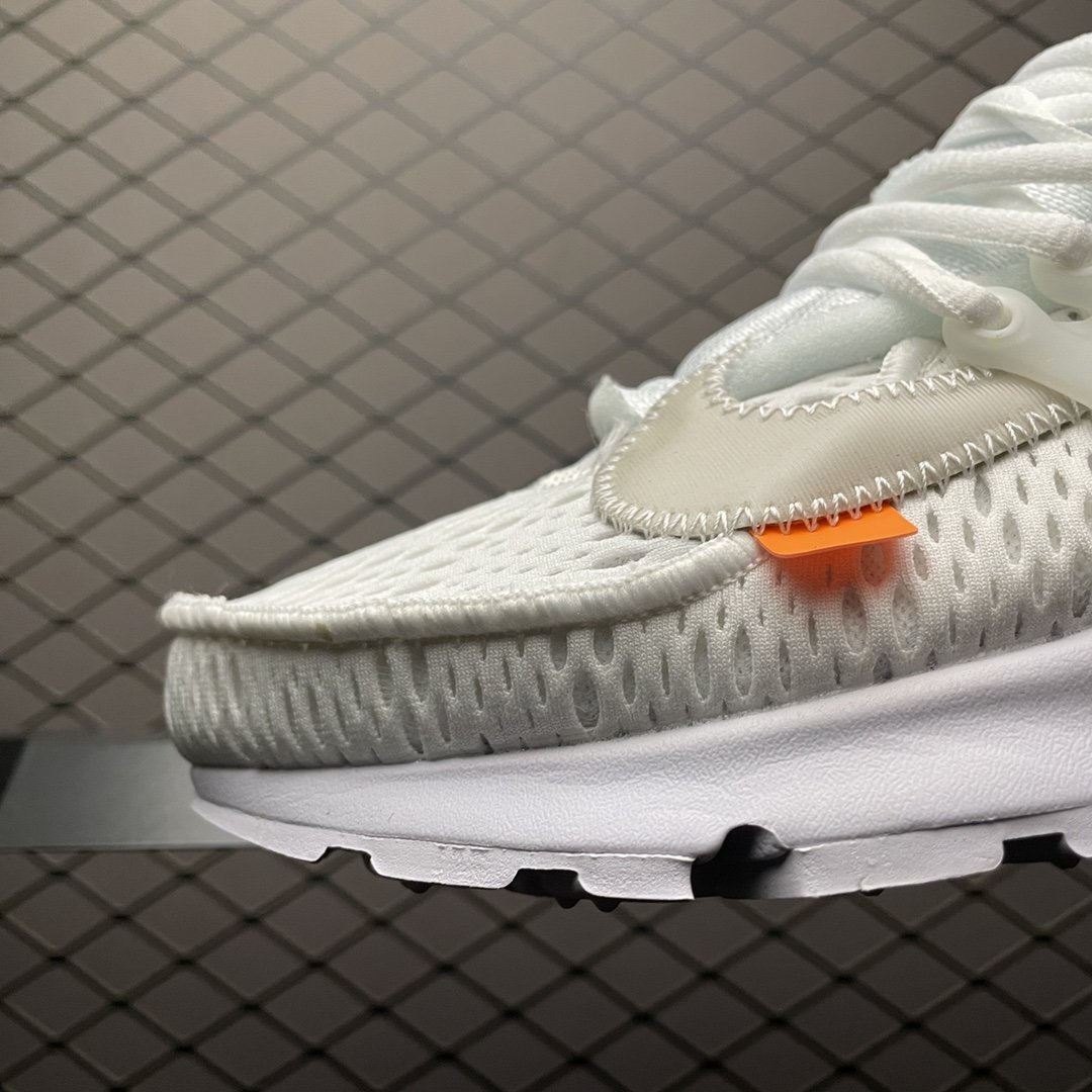 Replica OFF White Shoe Off-White x Nike Air Presto 2.0 White The 10 OW AA3830-10036-45