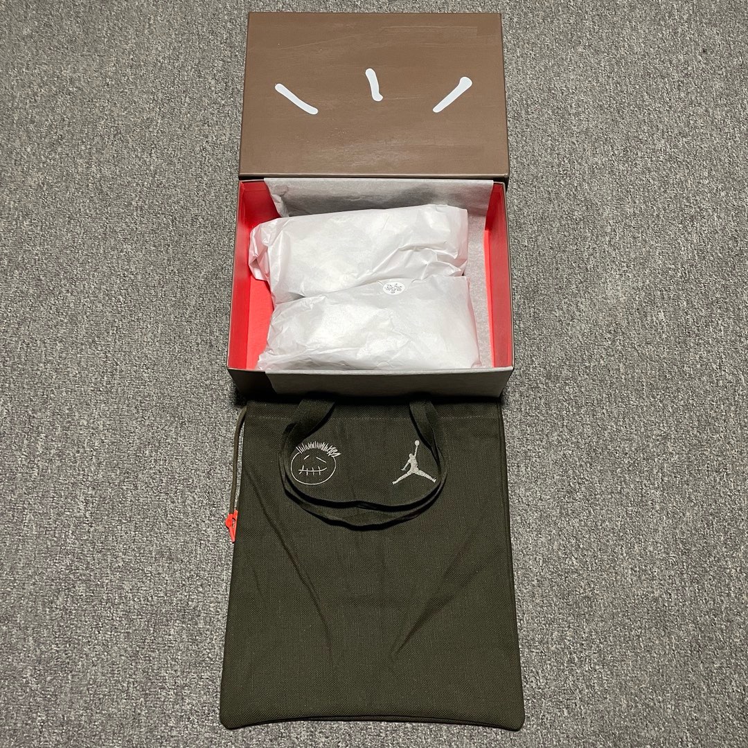Replica Air Jordan Shoe Travis Scott x Air Jordan Executive The Check FZ8117-100 S2  Size 36-48.5