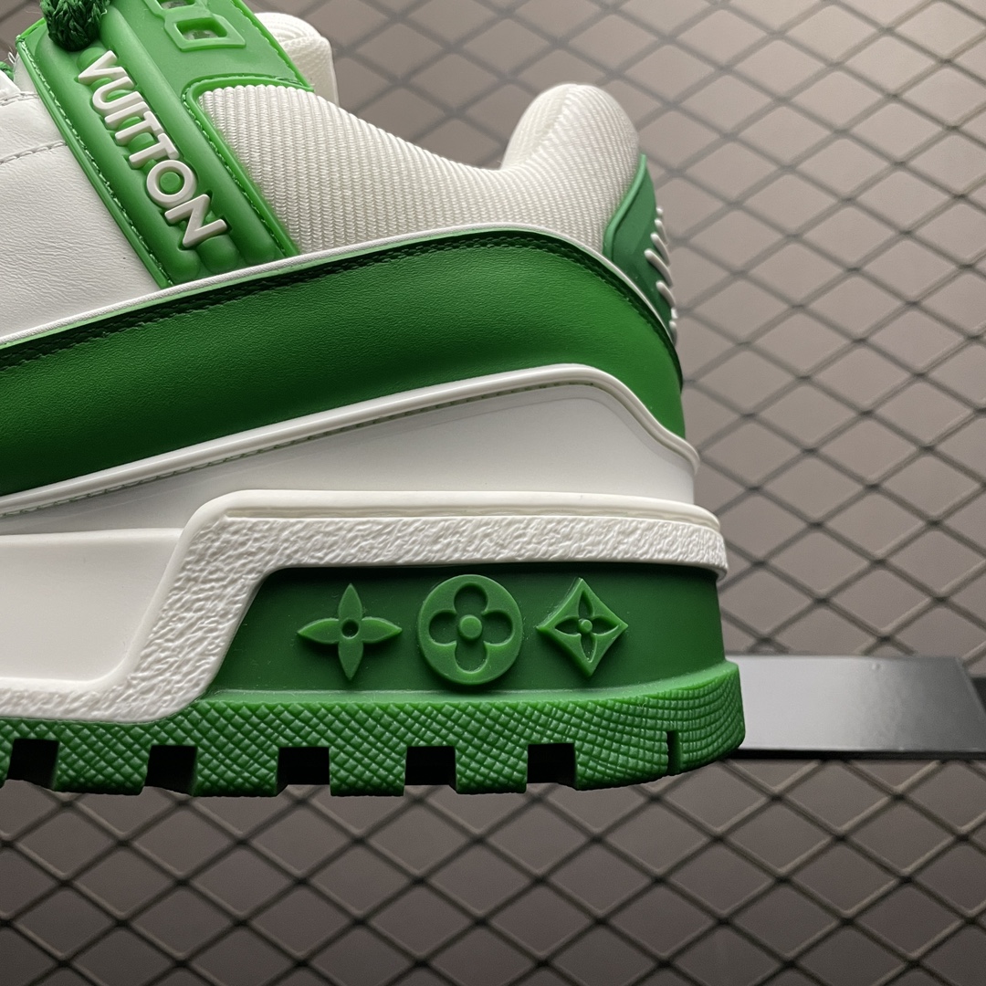 Replica Louis Vuitton Shoe Louis Vuitton LV Trainer Maxi 4-5cm SIZE 35-45 Green