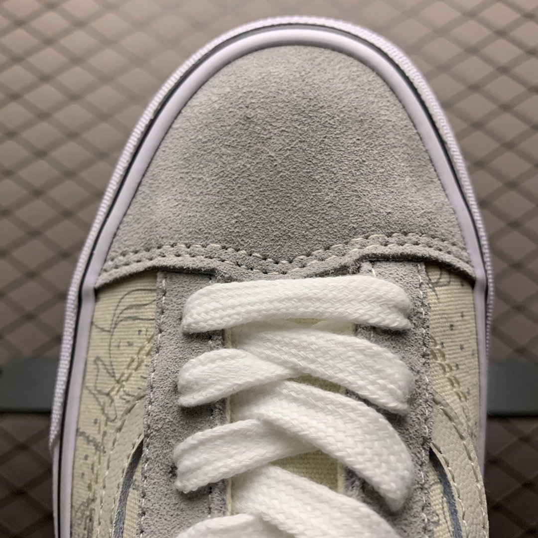 Replica Vans Shoe Vans Style 36 White Gray Size 35-44