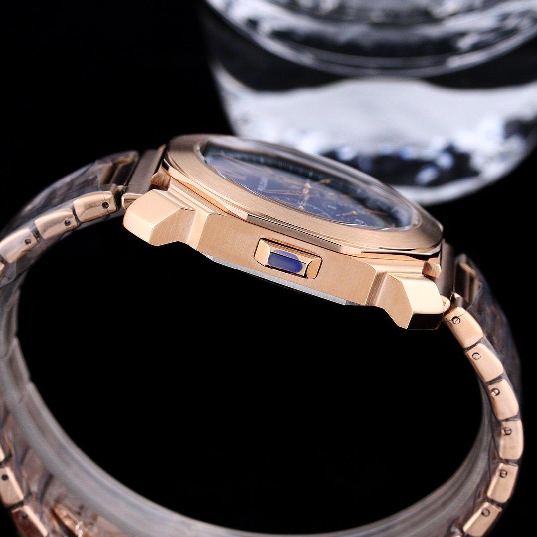 Replica BVLGARI 904l Stainless Steel Quartz Watch 42MM