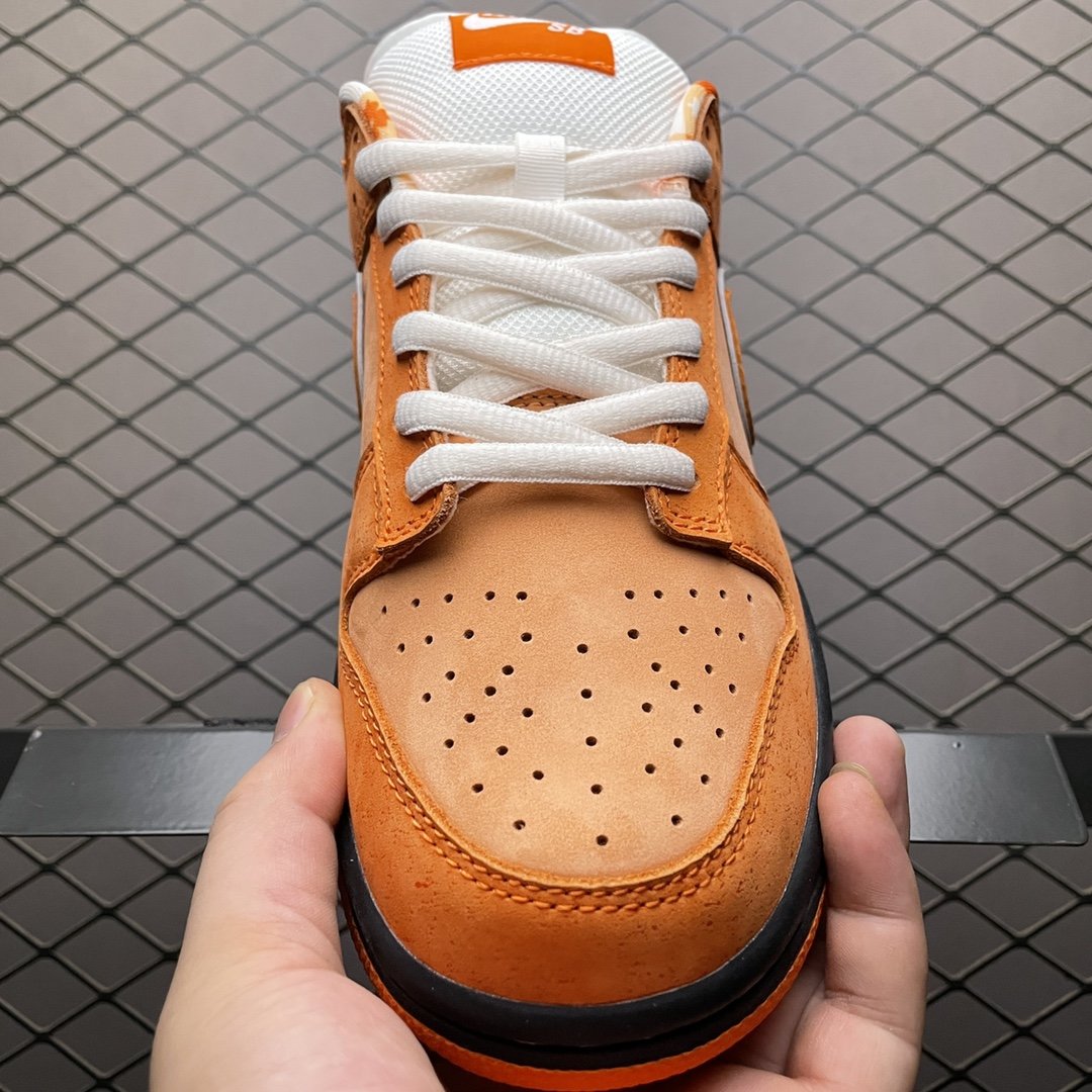 Replica Nike Dunk SB Shoe Concepts x Nike Dunk Low Orange Labster FD8776-800Si