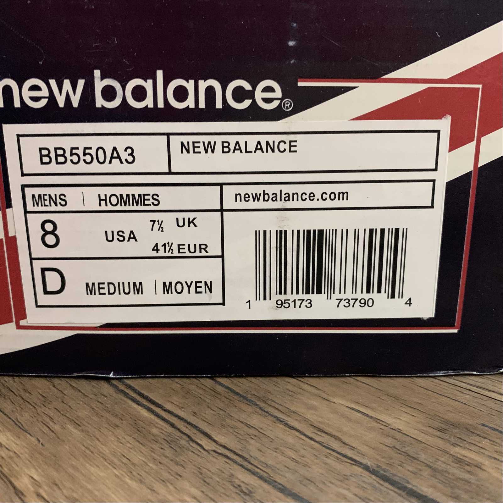 Replica New Balance Shoe New Balance NB550  BB550A3 36-45