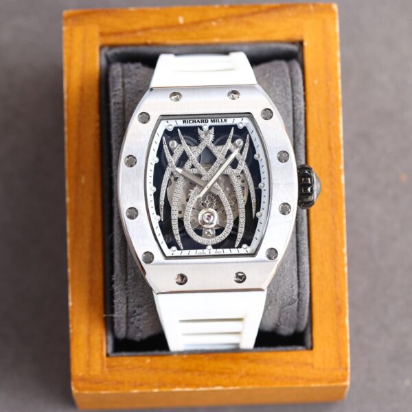 Replica Richard Mille 904l Stainless Steel Automatic Machine Watch 42MM