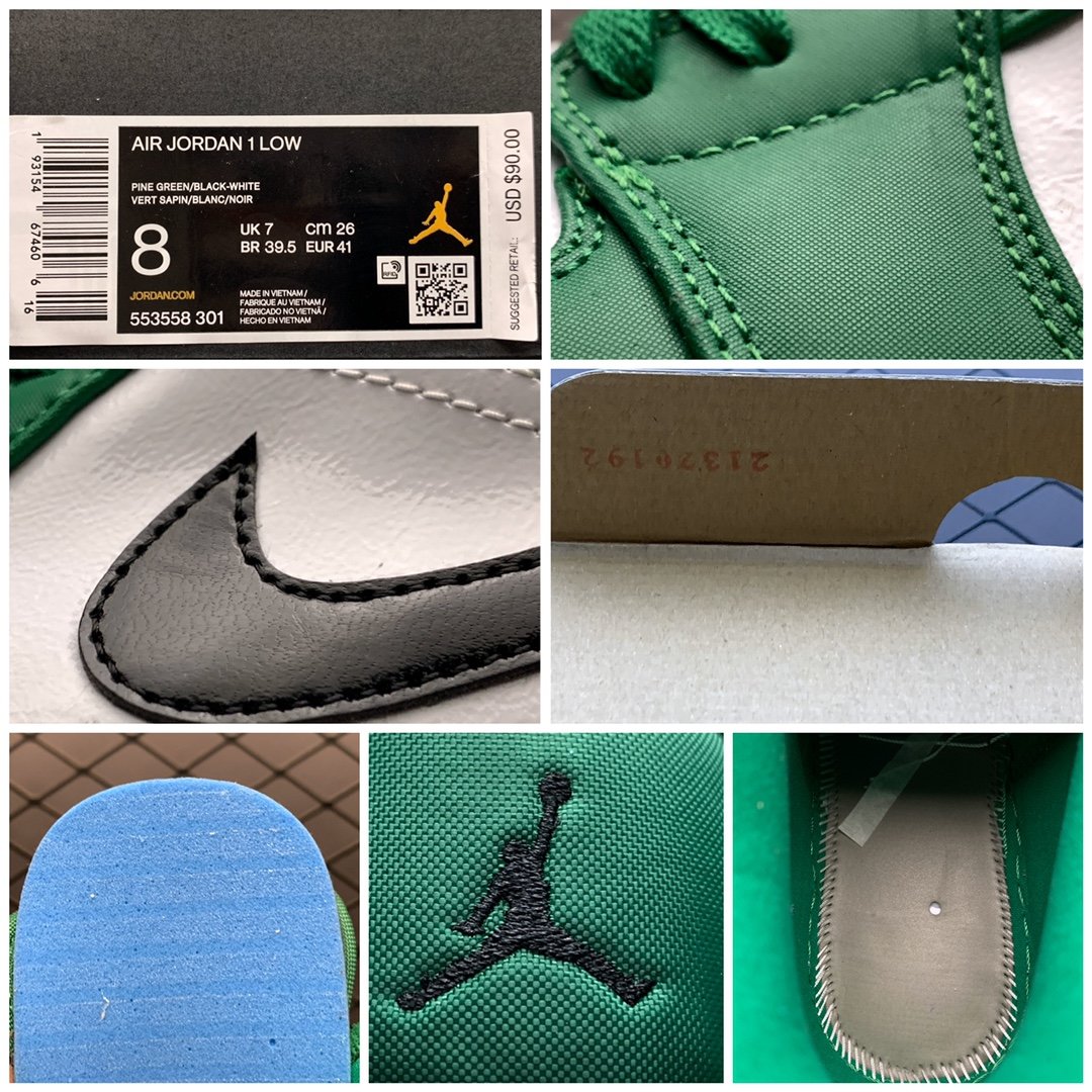 Replica Air Jordan Shoe Air Jordan 1 Low AJ1 553558-301 Size 40-46