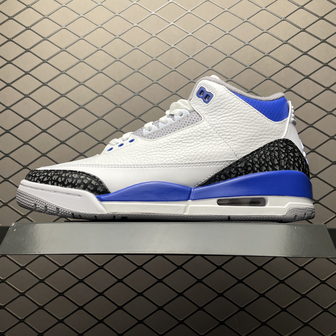 Replica Air Jordan Shoe Air Jordan 3Racer BlueAJ3 CT8532-145 size 40-47.5
