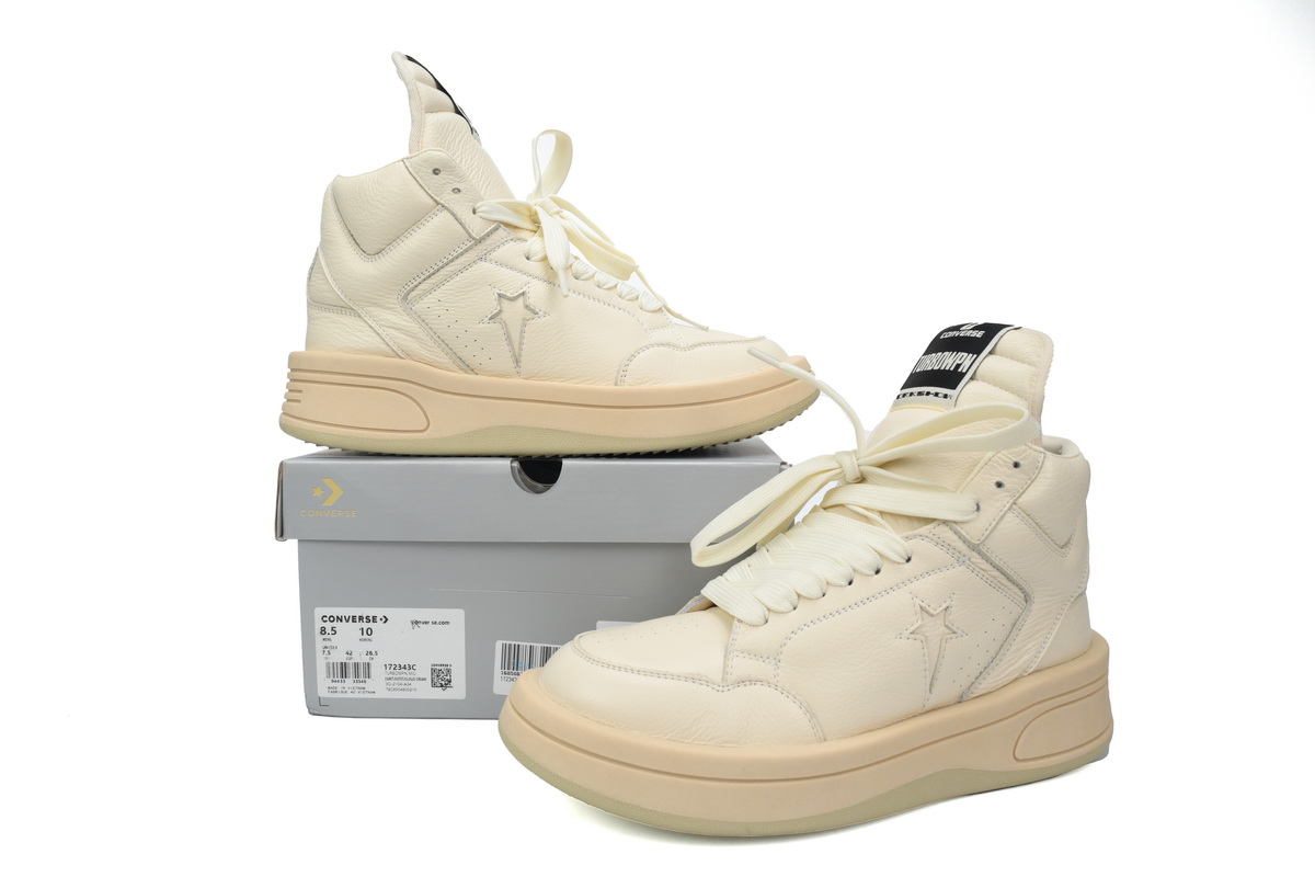 Replica Rick Owens Shoe  172343C Rick Owens DRKSHDW x ConverseWeapon turbodrk