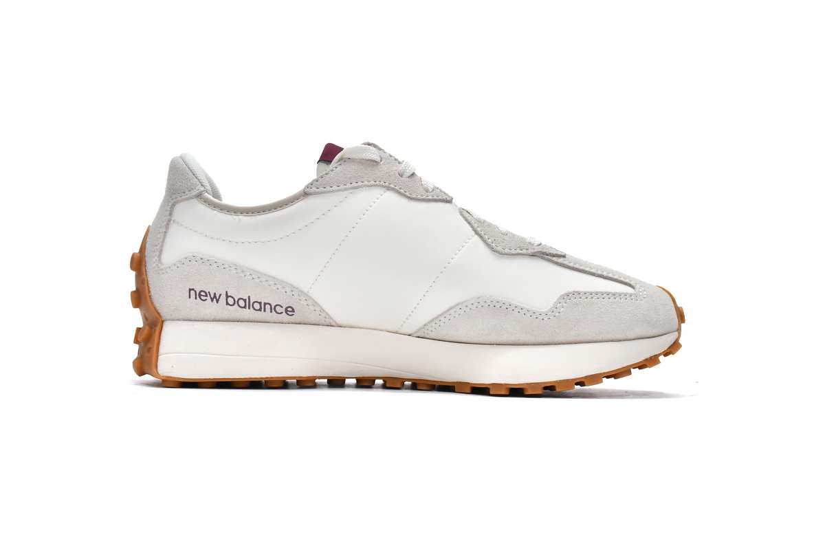 Replica New Balance Shoe WS327KA New Balance 327 White Dark Red