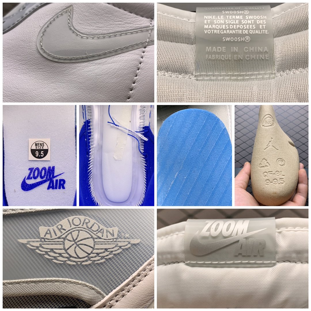 Replica Air Jordan Shoe Air Jordan 1 High Zoom Racer Blue AJ1 CK6637-104 40-47